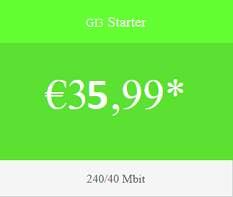 Starter - € 35,99 für 3 Monate, dann 39,98